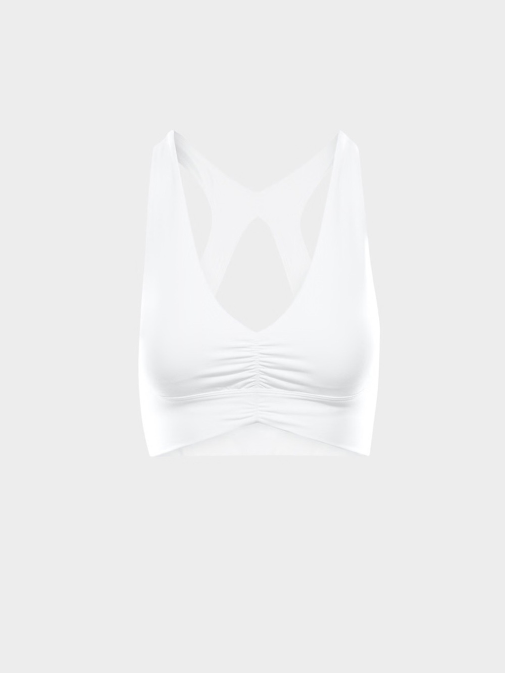 Aritzia Golden BUTTER Volley Sports Bra White Size M